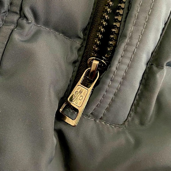 Moncler Riviere Giubotto Down Parka Jacket Navy Vintage Winter Puffer - Picture 10 of 17